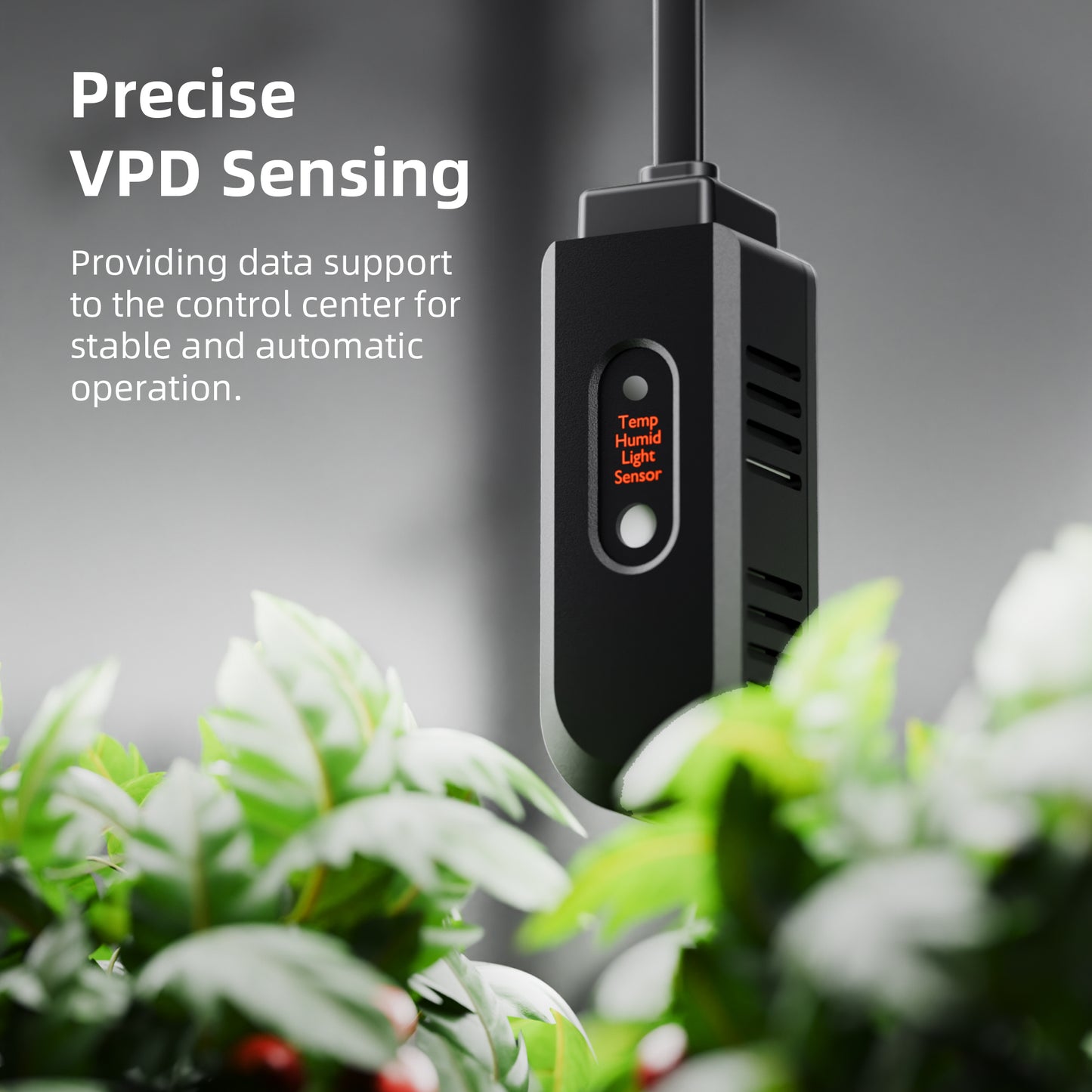 GGS AC5 Power Strip with 5 Outlets for Grow Tent Climate Control, Featuring Temperature, Humidity, VPD Monitoring, Scheduling, Historical Data Tracking, Bluetooth & WiFi Connectivity