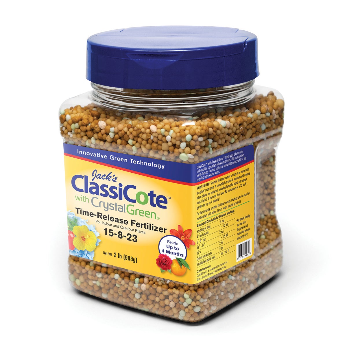 Jack's ClassiCote w/ Crystal Green Time Release - 4 lbs