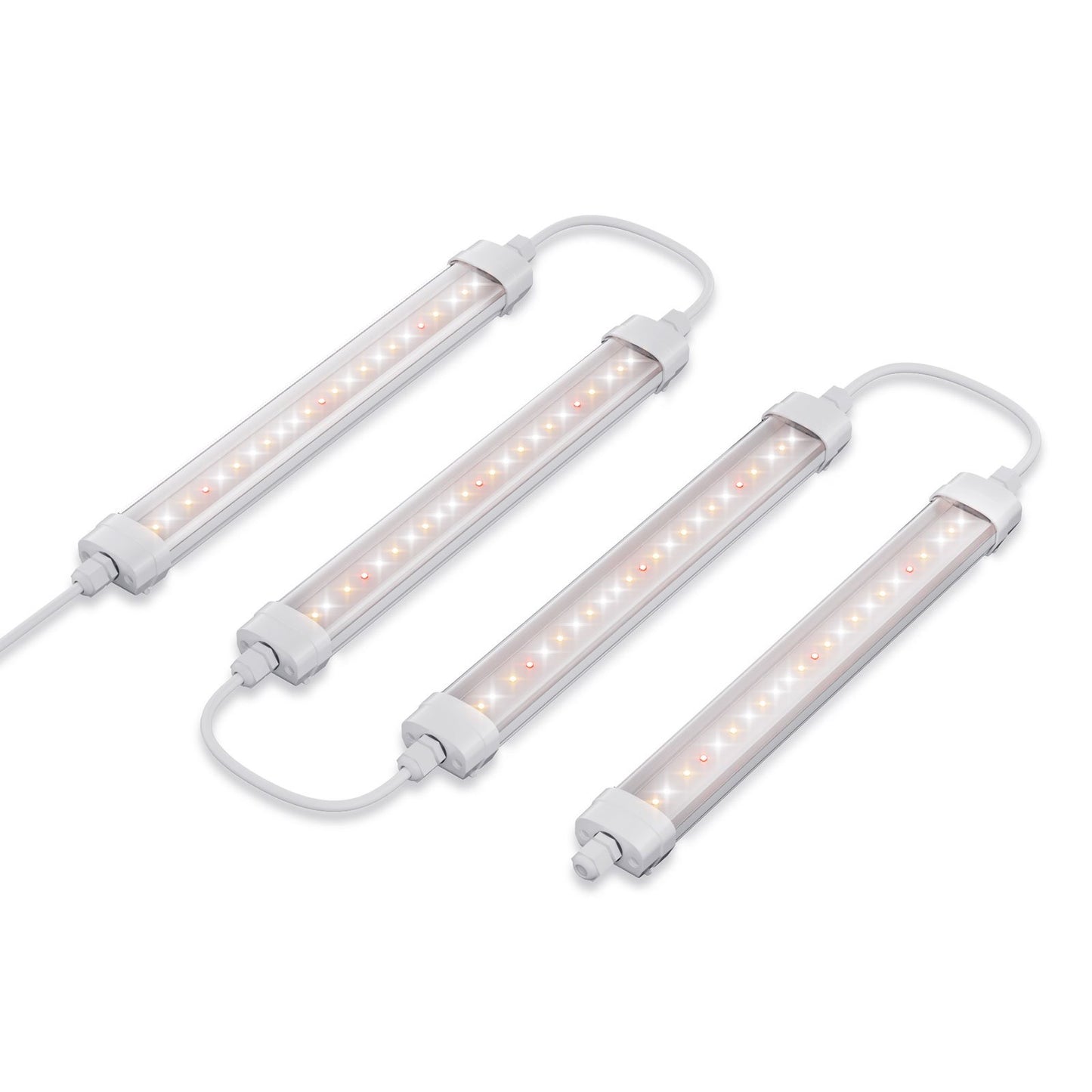 Glow30 32W Full Spectrum Side Lighting LED Grow Light Bars 13”, 4-Bar Kit, Boosts Lower Bud Growth & Yield,Ideal for Cloning, Veg & Flowering in Indoor Plants & Grow Tents