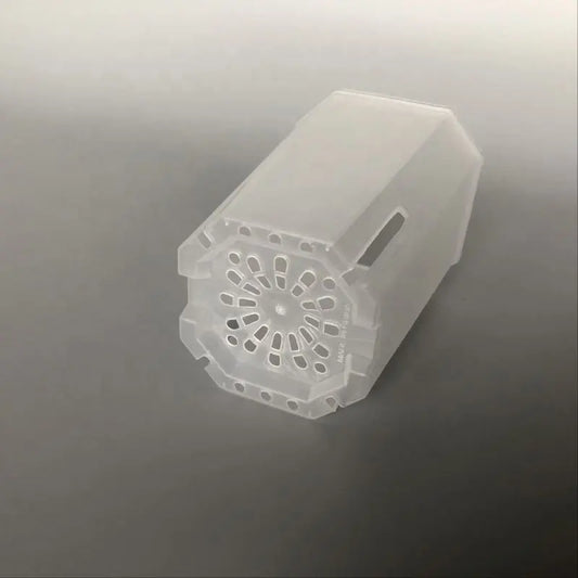 Tall transparent square pot