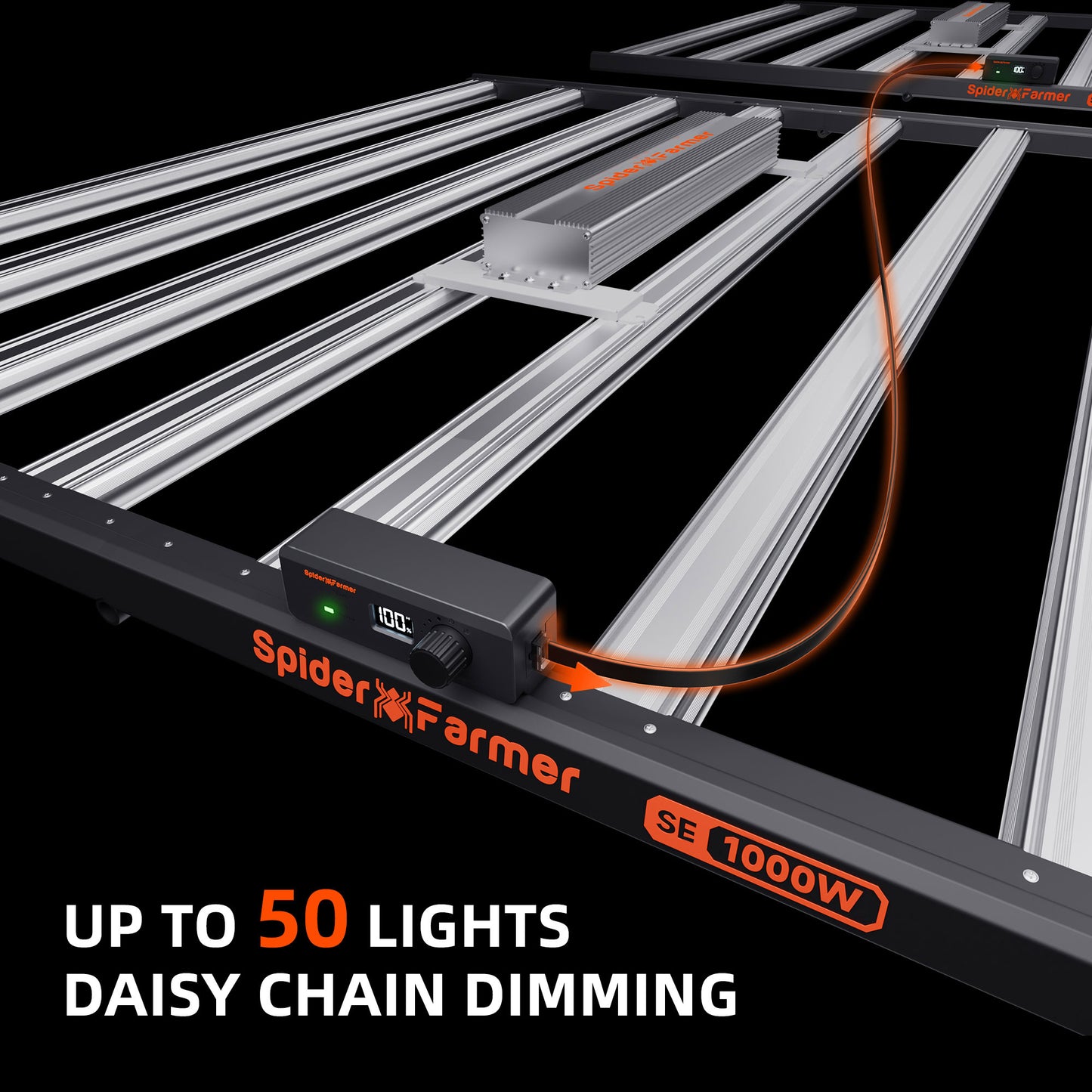 SE1000W LED Grow Light Samsung LM301H EVO Commercial CO2 Lighting with Bluetooth & WiFi Smart APP Control