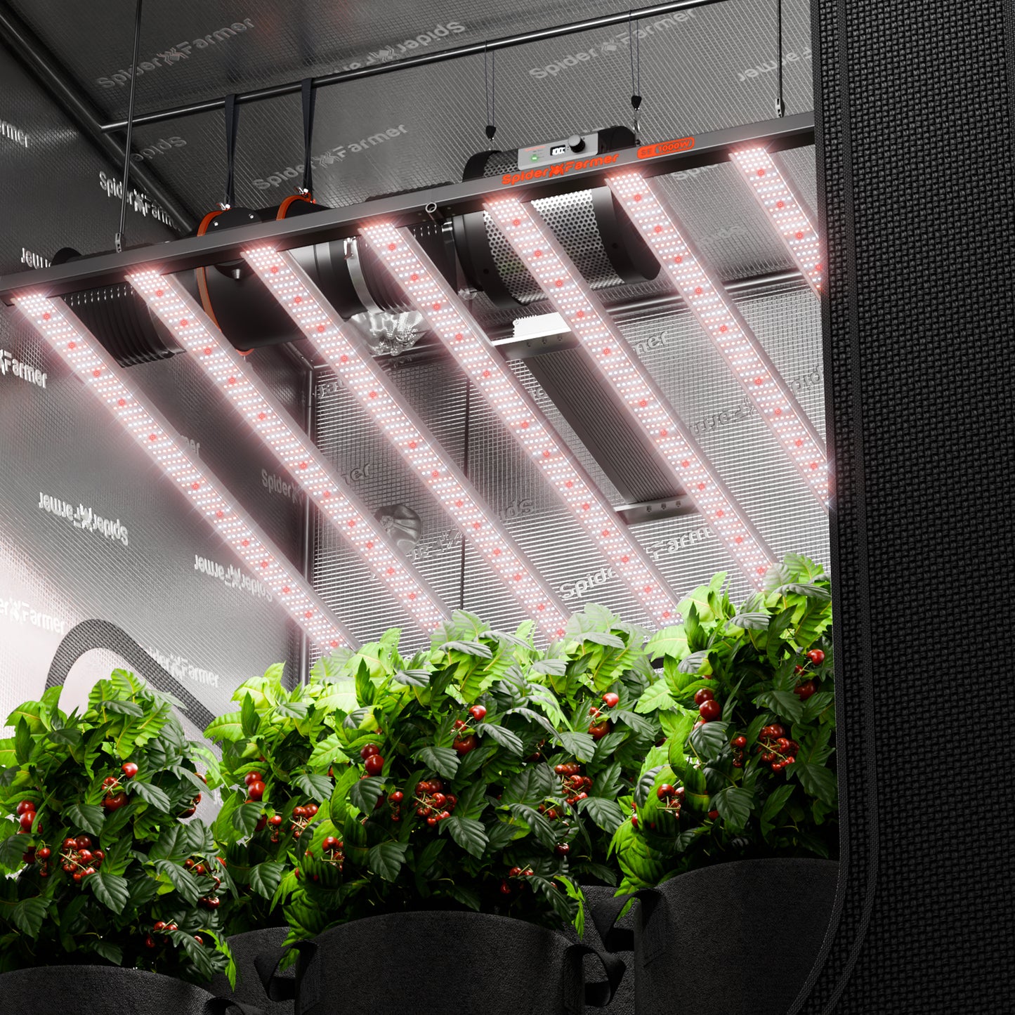 SE1000W LED Grow Light Samsung LM301H EVO Commercial CO2 Lighting with Bluetooth & WiFi Smart APP Control