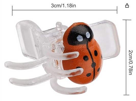 Ladybug Clips