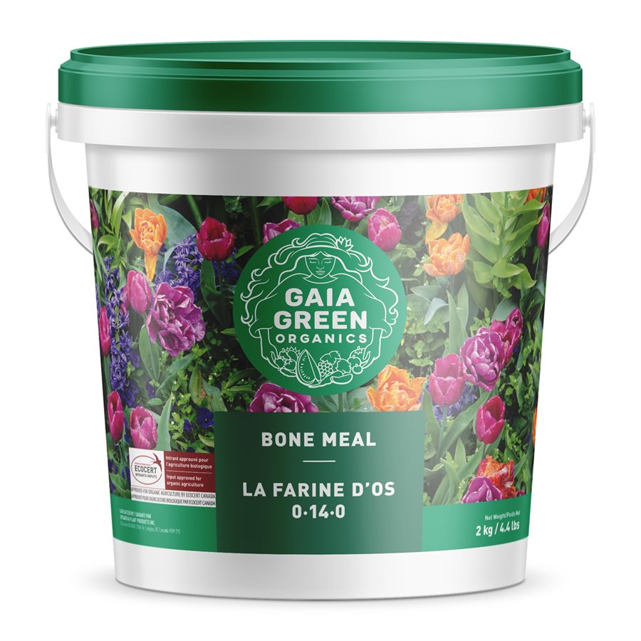 Shop Bone Meal 0-14-0 at Buds and Blossoms. Organic phosphorus-rich dry fertilizer that supports strong root development, flowering, and fruiting in vegetables, herbs, and garden beds across Ontario.