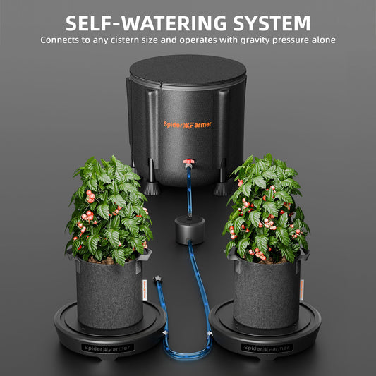 Self-watering System With 4 kits for Indoor Grow Tents, Greenhouses