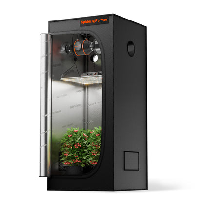 2’x2’x5' 70x70x160cm Indoor Grow Tent 1680D Hydroponic Plant Room for Optimal Plant Growth & Climate Control Grow Box