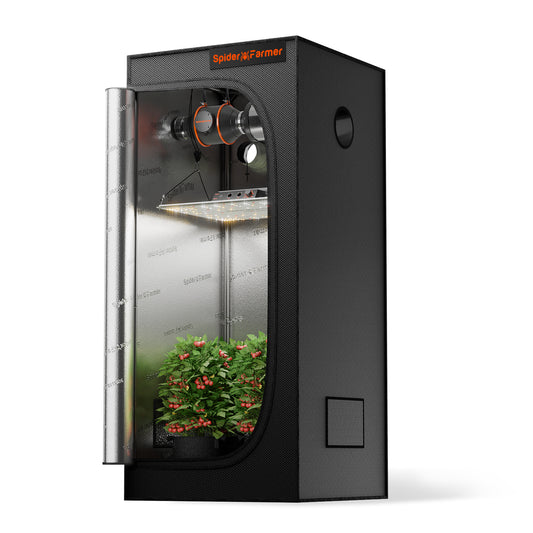 2’x2’x5' 70x70x160cm Indoor Grow Tent 1680D Hydroponic Plant Room for Optimal Plant Growth & Climate Control Grow Box