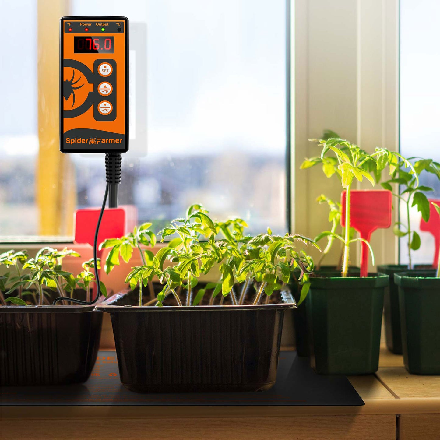 10”X20.75” Seedling Heat Mat & Controller Set Fast Germination & Rooting Support