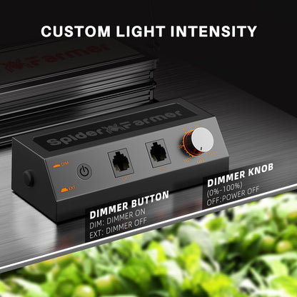 2’x2' Complete Grow Tent Kit SF1000 301H EVO Full Spectrum LED Grow Light 4” Ventilation System with with GGS Controller