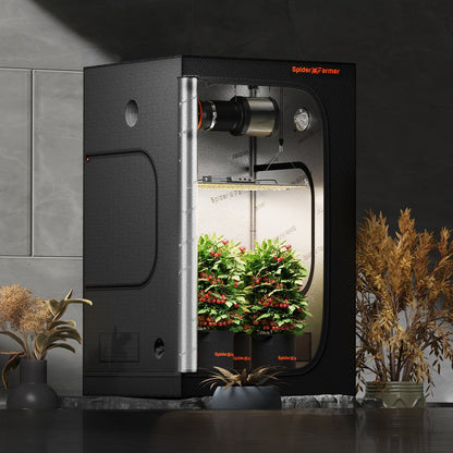 4.6’x2.3’x6.6' 140x70x200cm 1680D Indoor Grow Tent 1680D Hydroponic Plant Room for Optimal Plant Growth & Climate Control Grow Box
