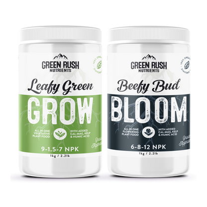 Veg To Harvest Pack: Leafy Green Grow & Beefy Bud Bloom Combo