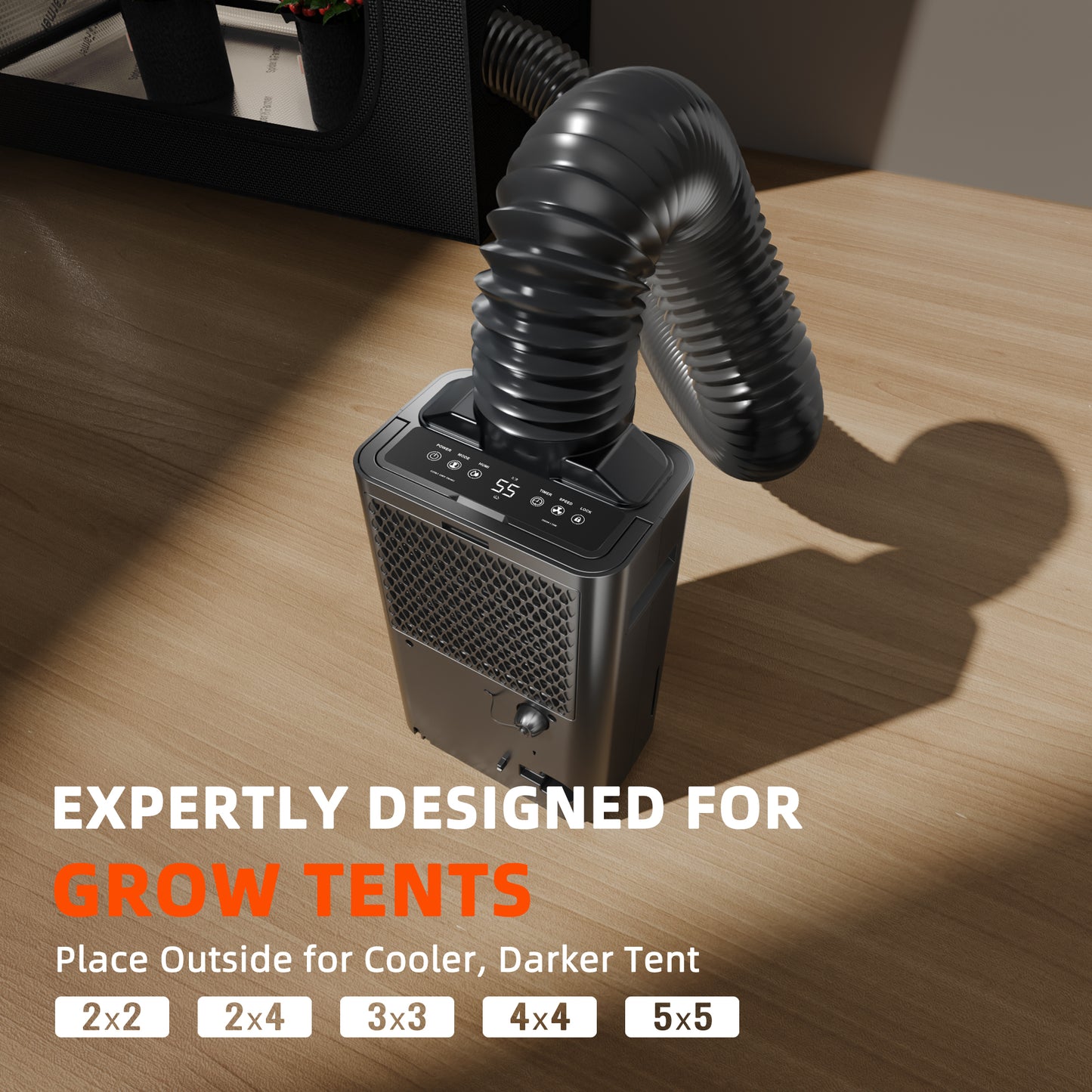 Dehumidifier – 2 Pint Smart Control with RJ12 Cable & Drain Hose