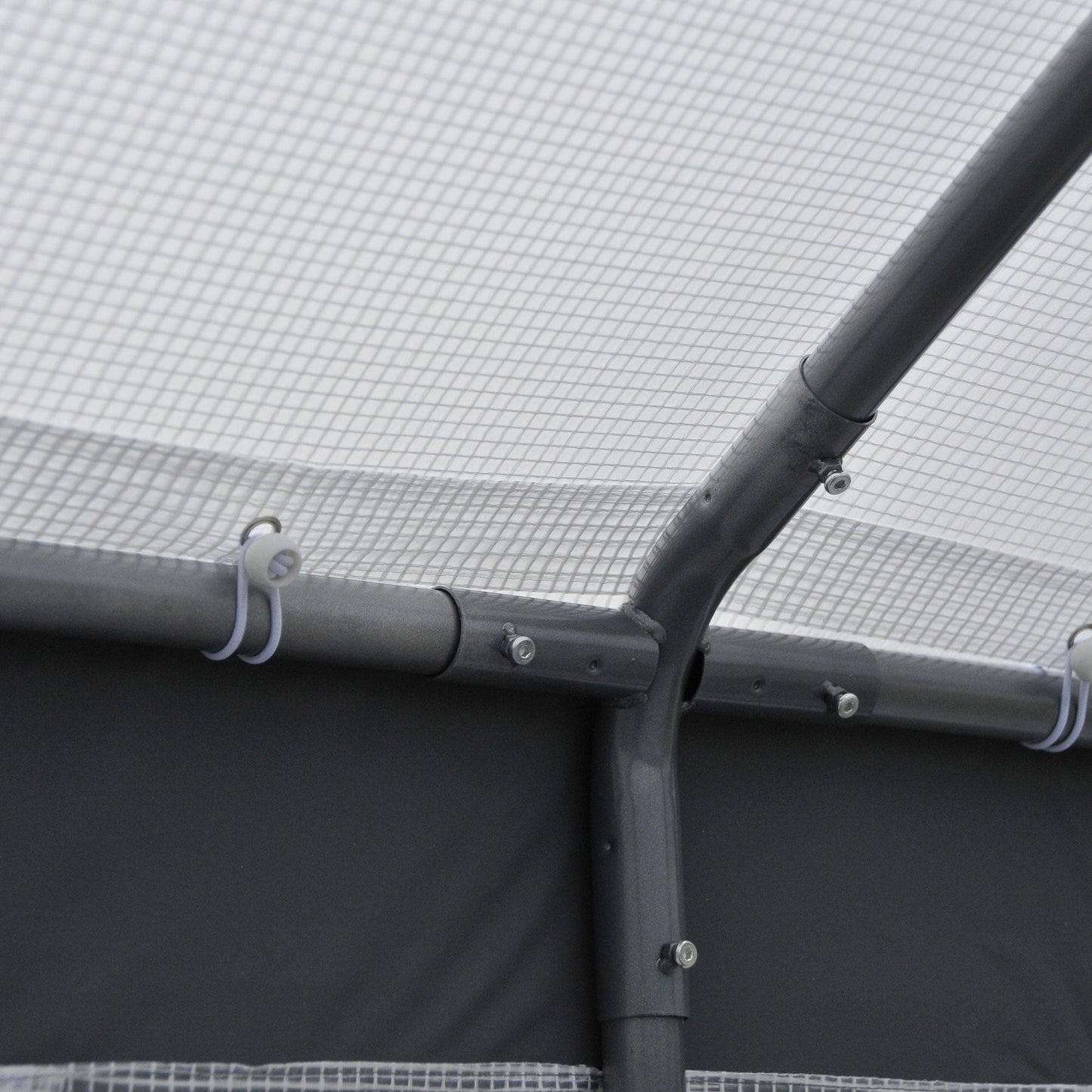 Outsunny Heavy-duty Walk-in Greenhouse 8' x 6' x 7.5' Outdoor Polytunnel for Vegetable Plant Growth Warm House