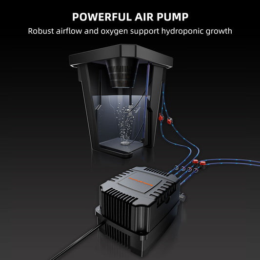 DWC (Deep Water Culture) Hydroponics Grow System with Top Drip Kit 7 Gallon Deep Water Culture 4 Buckets