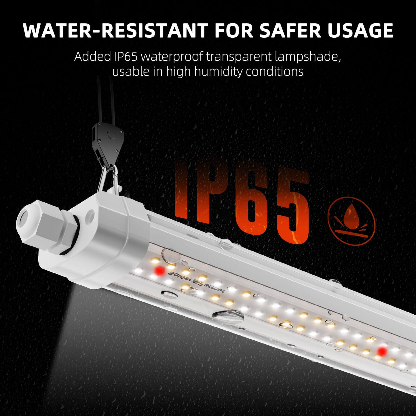 Glow80 80W LED Grow Light Bars – Full Spectrum, IP65 Waterproof, Linkable Lamps for Indoor Plants, Succulents, Cloning, Veg & Bloom