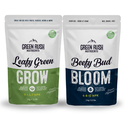 Veg To Harvest Pack: Leafy Green Grow & Beefy Bud Bloom Combo