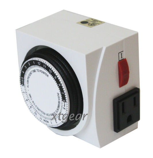 Timer 24 Hour Dual Grounded