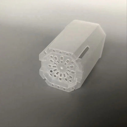 Tall transparent square pot