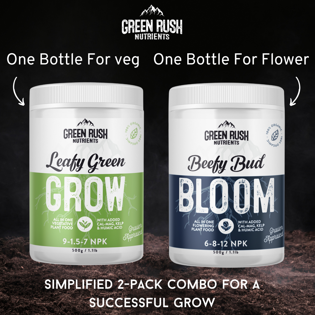 Veg To Harvest Pack: Leafy Green Grow & Beefy Bud Bloom Combo