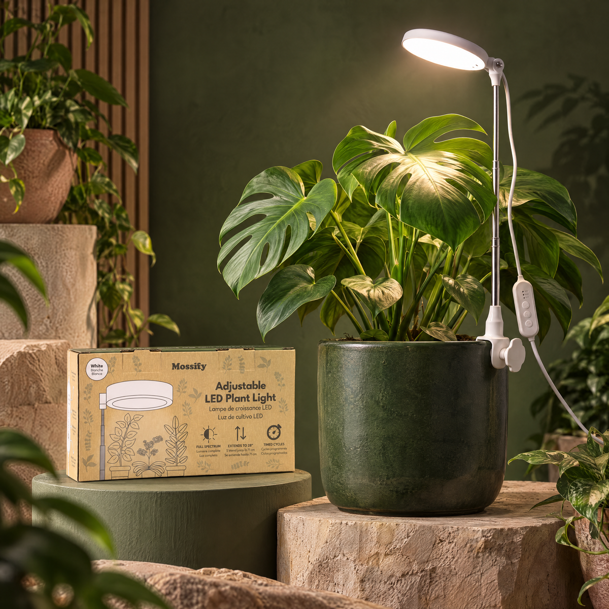28" Adjustable LED Plant Light