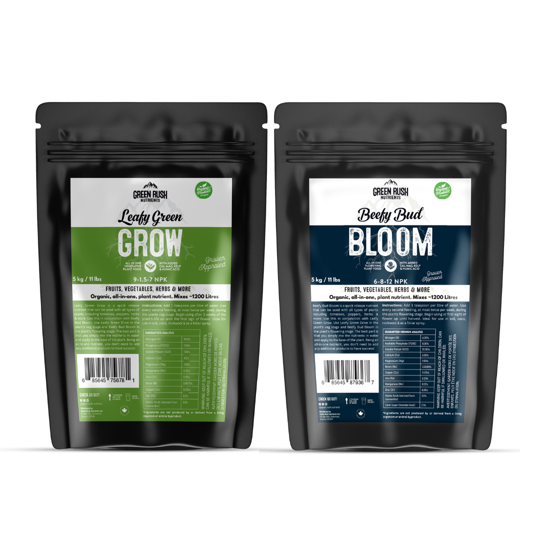 Veg To Harvest Pack: Leafy Green Grow & Beefy Bud Bloom Combo