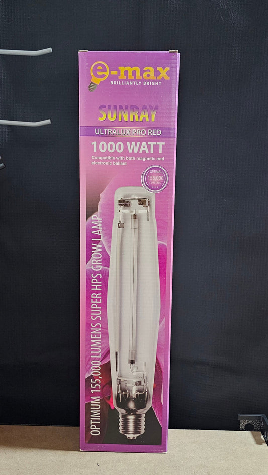 Ultralux Pro Red 1000W HPS Lamp 155,000 Lumen