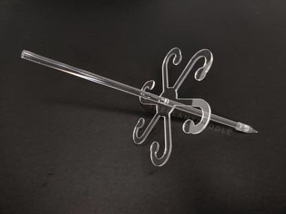 Plant Stem Holder - 6 Arms For Supporting Petioles