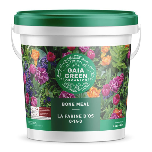 Shop Bone Meal 0-14-0 at Buds and Blossoms. Organic phosphorus-rich dry fertilizer that supports strong root development, flowering, and fruiting in vegetables, herbs, and garden beds across Ontario.