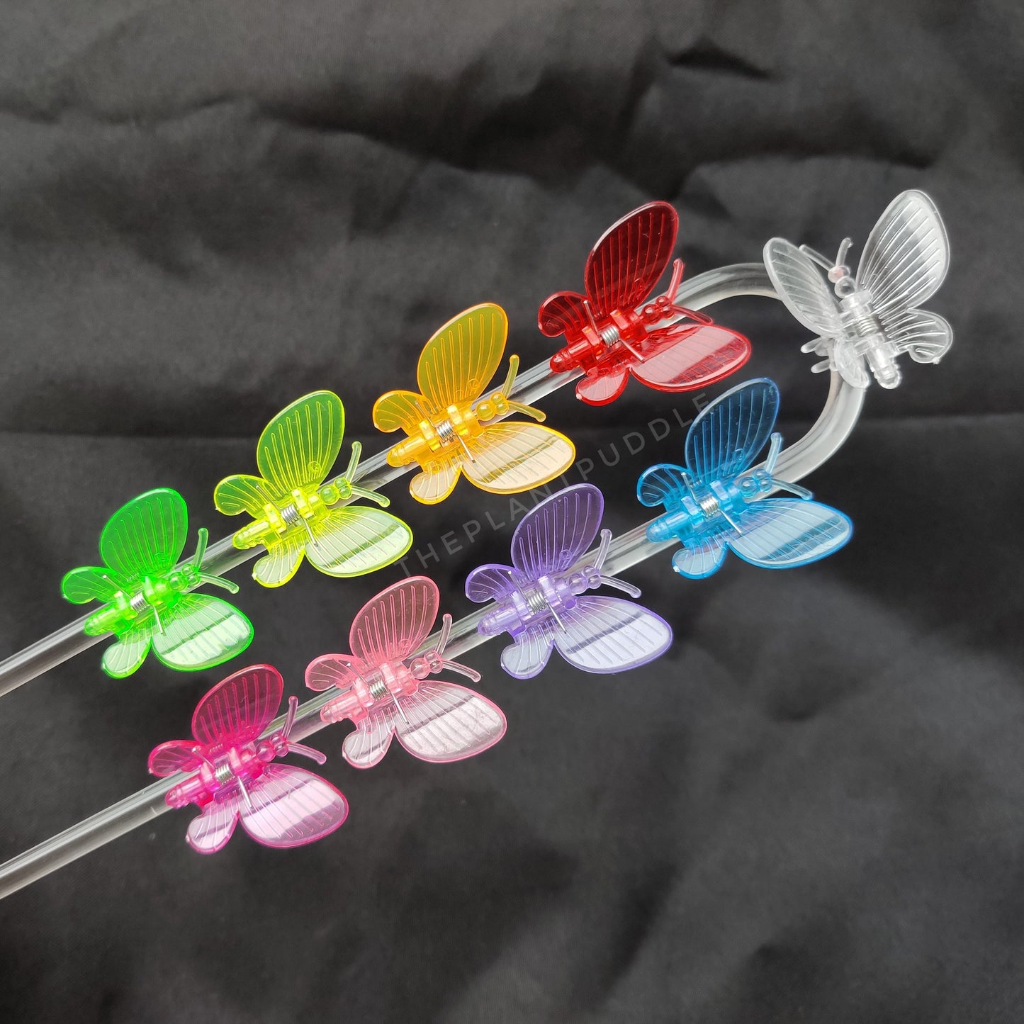 Butterfly Clips - 9 Assorted Colours