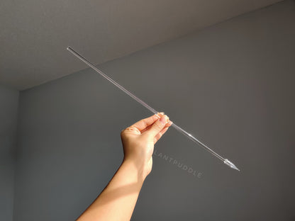 Straight Plant Stakes - Available In 6mm and 8mm Clear Acrylic