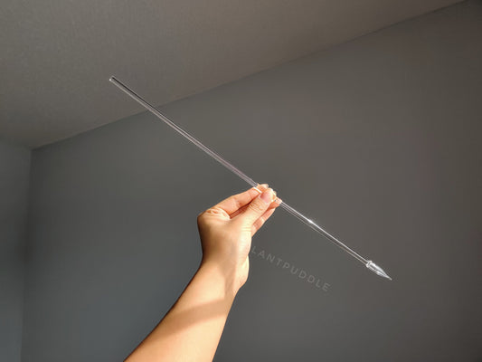 Straight Plant Stakes - Available In 6mm and 8mm Clear Acrylic