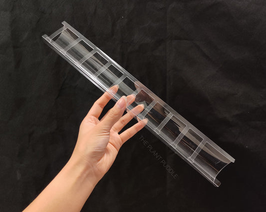 Front Opening Moss Pole - Clear Durable Plastic