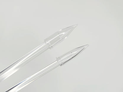 Straight Plant Stakes - Available In 6mm and 8mm Clear Acrylic