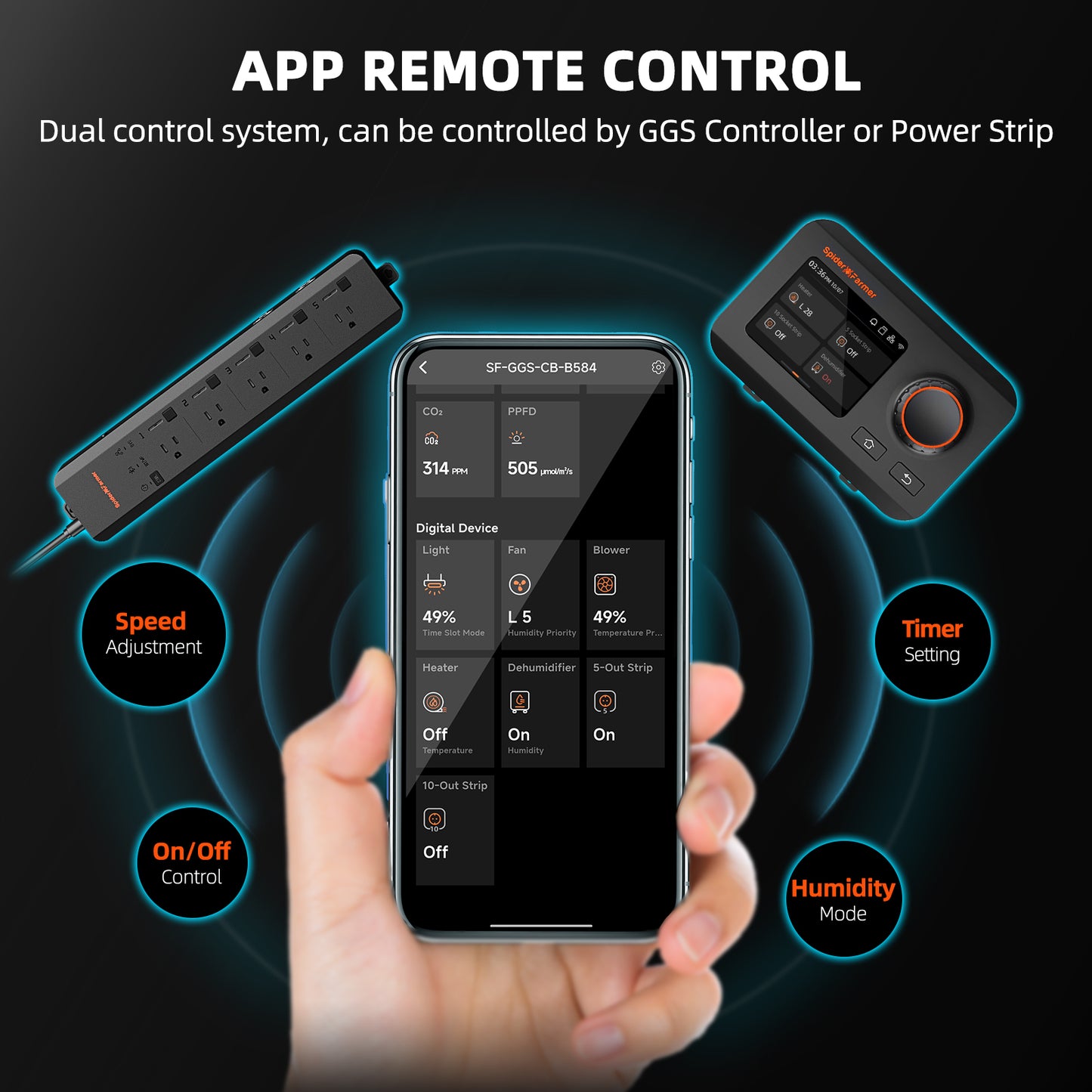 Dehumidifier – 2 Pint Smart Control with RJ12 Cable & Drain Hose