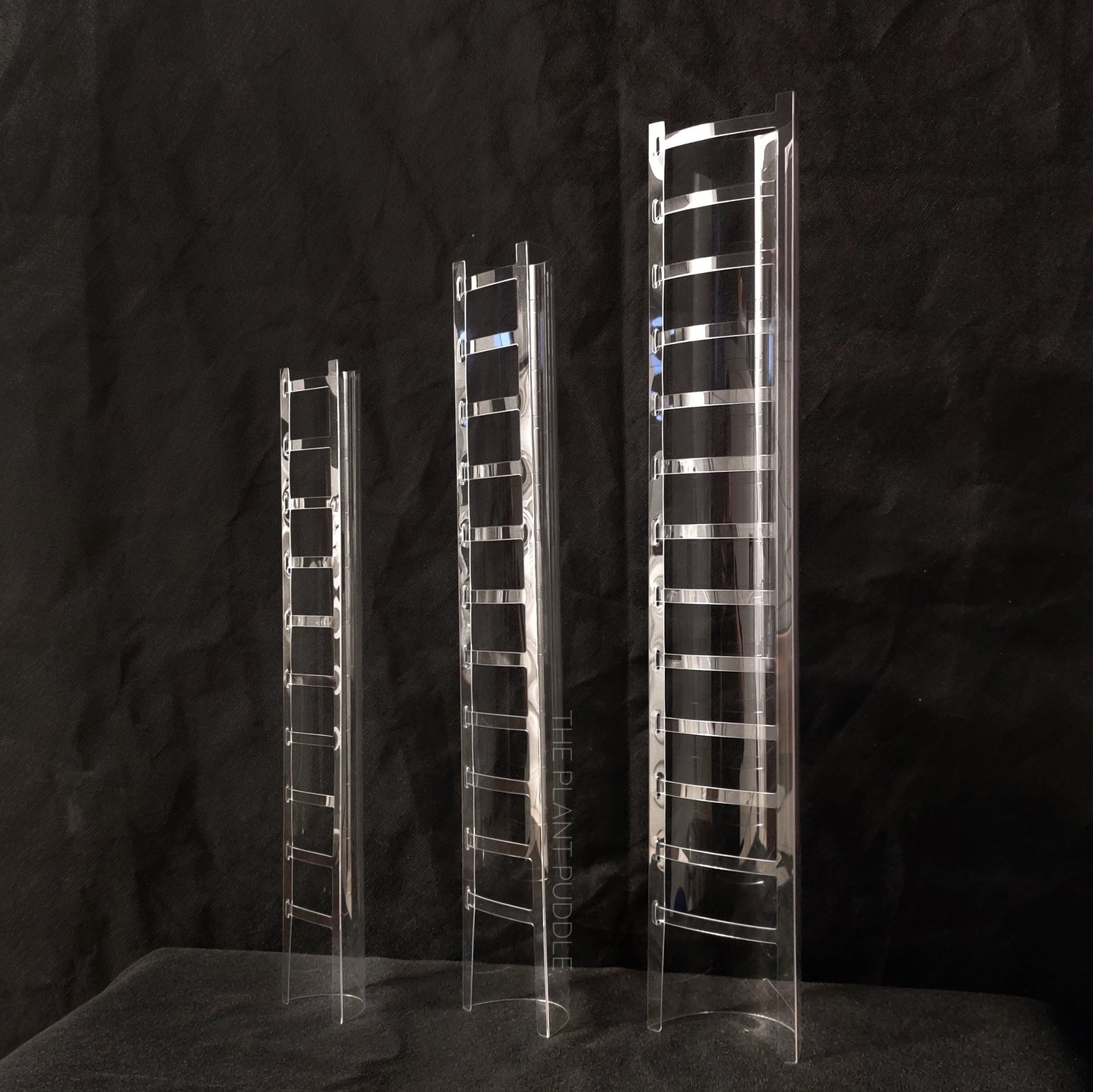 Front Opening Moss Pole - Clear Durable Plastic