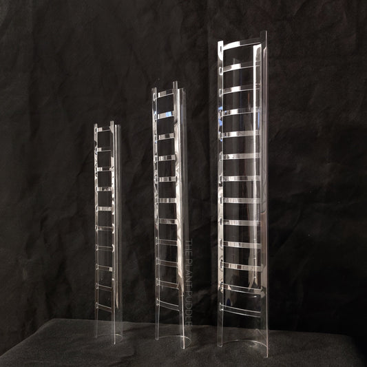 Front Opening Moss Pole - Clear Durable Plastic