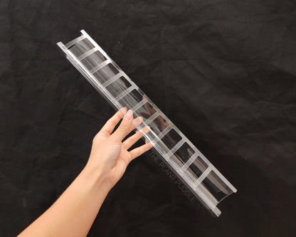 Front Opening Moss Pole - Clear Durable Plastic