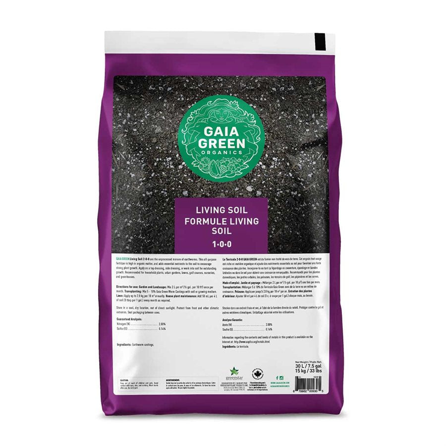 Gaia Green All Purpose 4-4-4 available at Buds and Blossoms in Haileybury Ontario