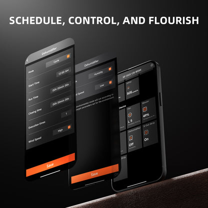 Dehumidifier – 2 Pint Smart Control with RJ12 Cable & Drain Hose