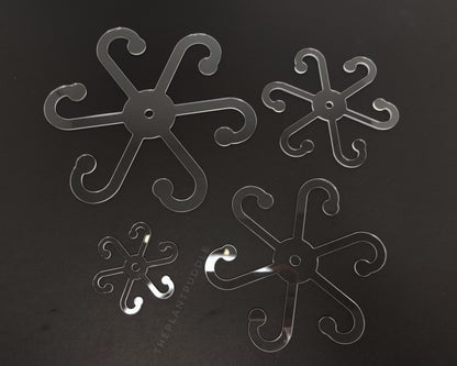 Plant Stem Holder - 6 Arms For Supporting Petioles