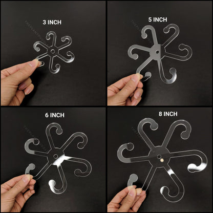 Plant Stem Holder - 6 Arms For Supporting Petioles