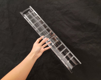 Front Opening Moss Pole - Clear Durable Plastic