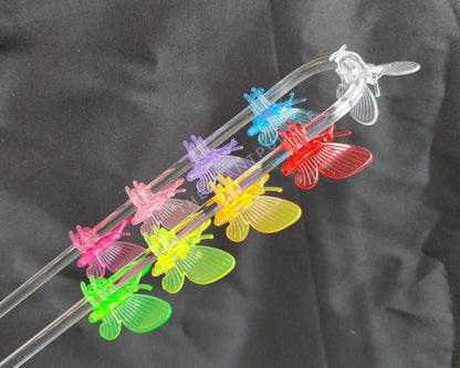 Butterfly Clips - 9 Assorted Colours