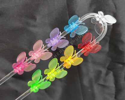 Butterfly Clips - 9 Assorted Colours