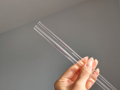 Straight Plant Stakes - Available In 6mm and 8mm Clear Acrylic