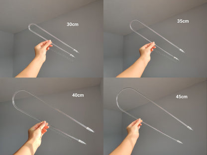 U-Shaped Trellis - Super Clear, Removeable Anchors
