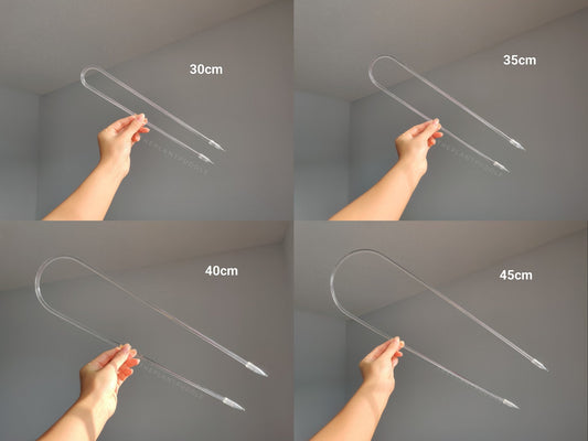 U-Shaped Trellis - Super Clear, Removeable Anchors