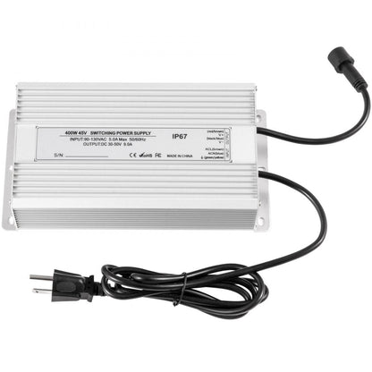 VEVOR Mist Maker 10 Head Ultrasonic Mist Fogger with Waterproof Power Supply Ultrasonic Fogger Humidifier Stainless Steel Pond Mister Fogger 5kg/h Ultrasonic Mist Humidifier for Gardening and Pond